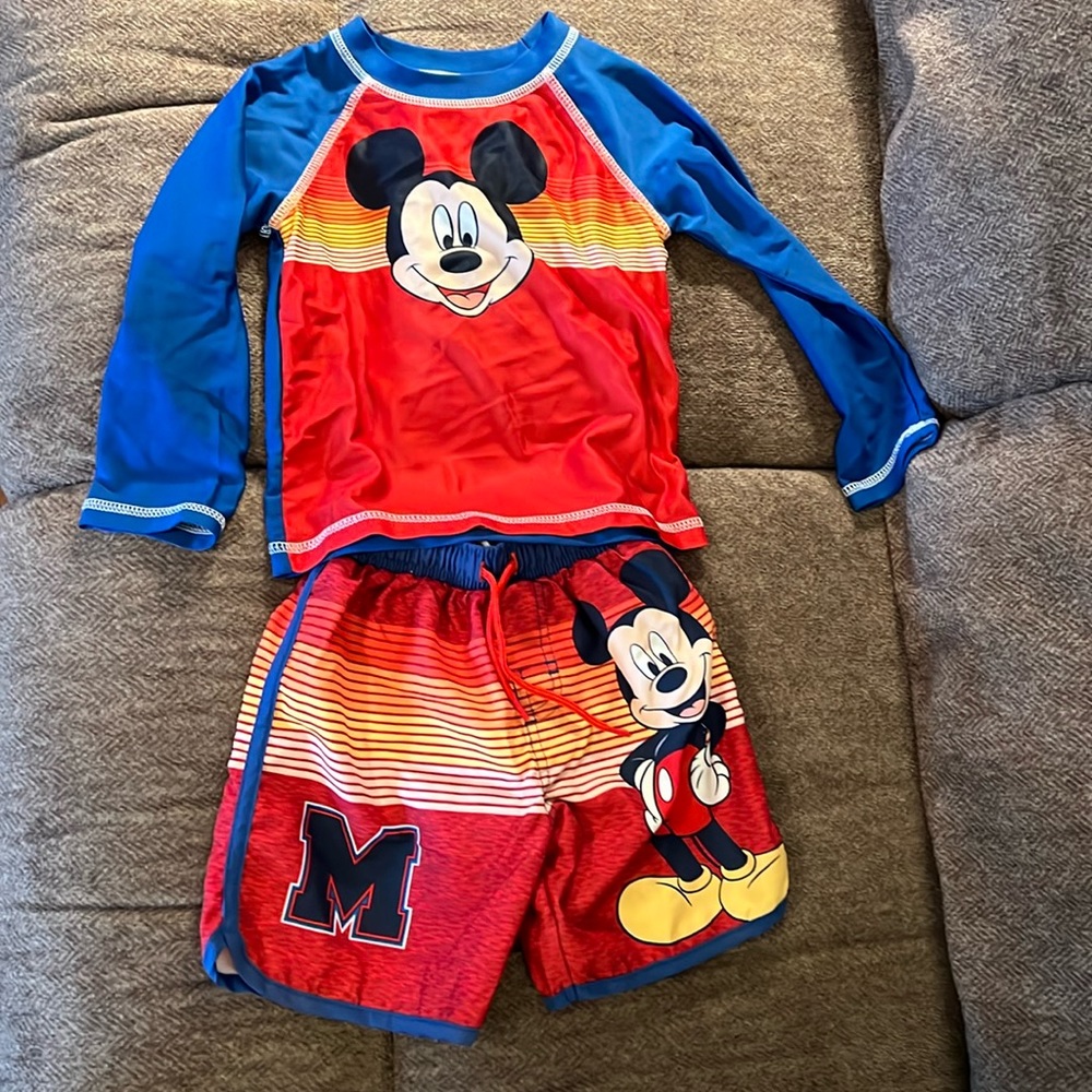 Disney Mickey Mouse Swim Set, 2T